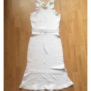 MICHAEL Michael Kors White Midi Dress